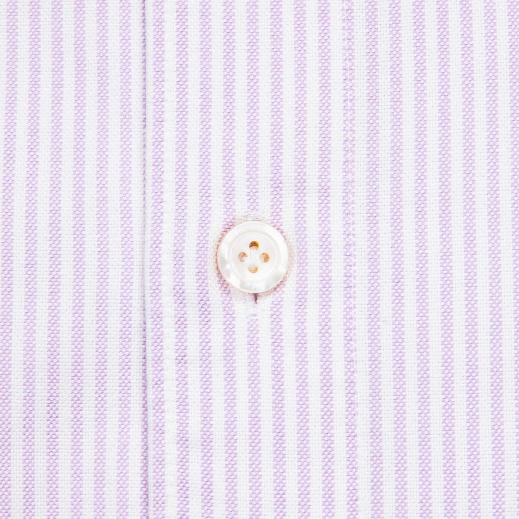 Finamore Gaeta Shirt Lucio Collar Oxford Lilac Stripe