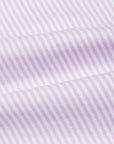 Finamore Gaeta Shirt Lucio Collar Oxford Lilac Stripe