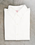 The Real McCoy's Joe McCoy Button Down Oxford Shirt White