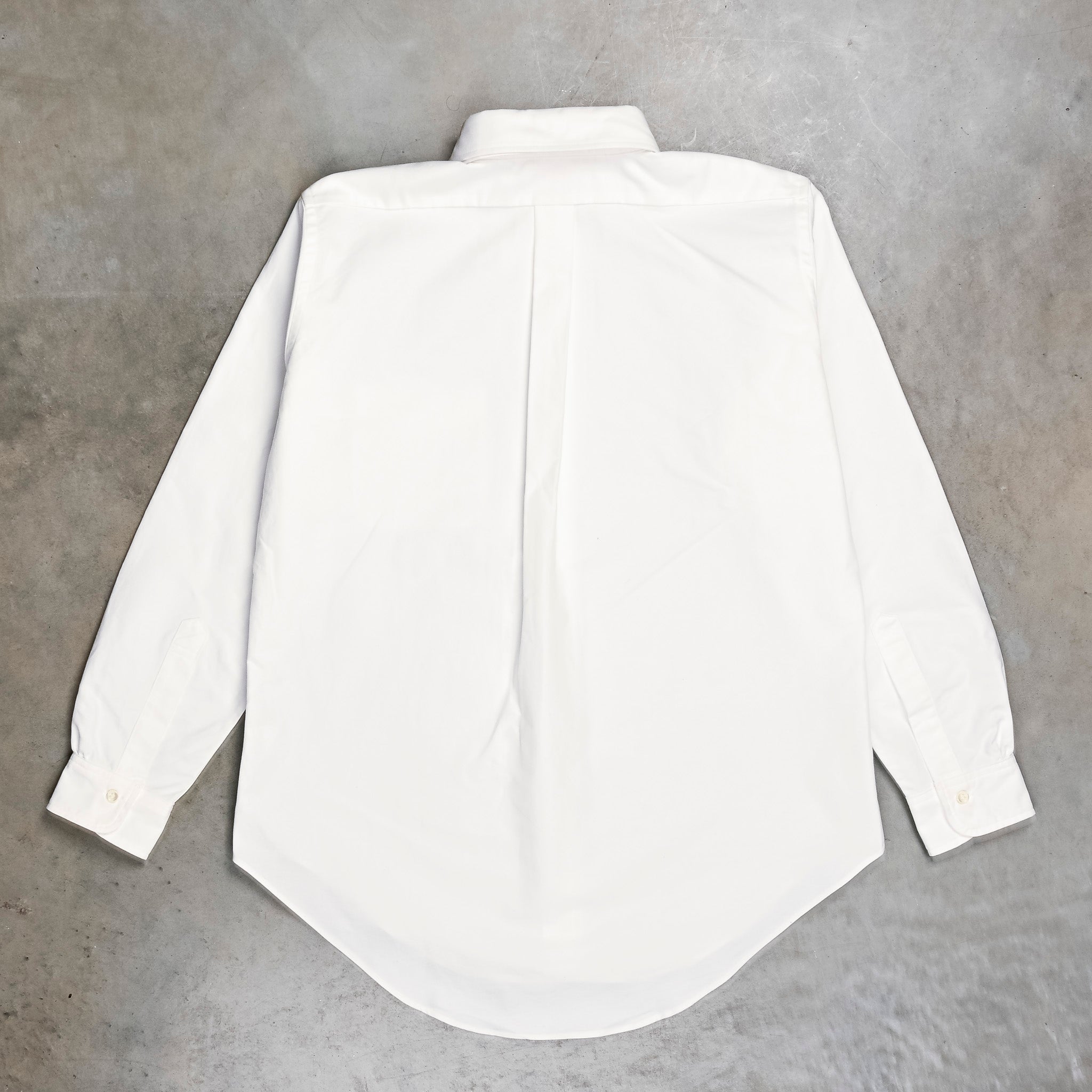 The Real McCoy's Joe McCoy Button Down Oxford Shirt White