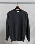 William Lockie Oxton Cashmere Crew Neck Charcoal