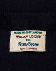 William Lockie Oxton Cashmere Crew Neck Dark Navy