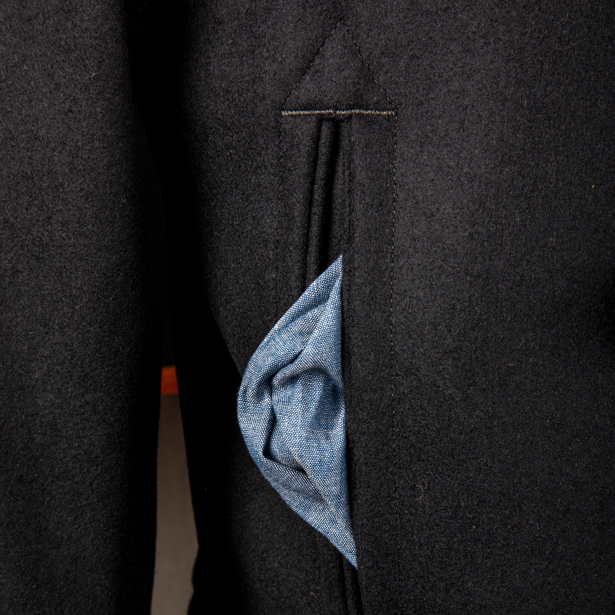 The Corona Utilty CJ067 Seaman&#39;s Coat Black