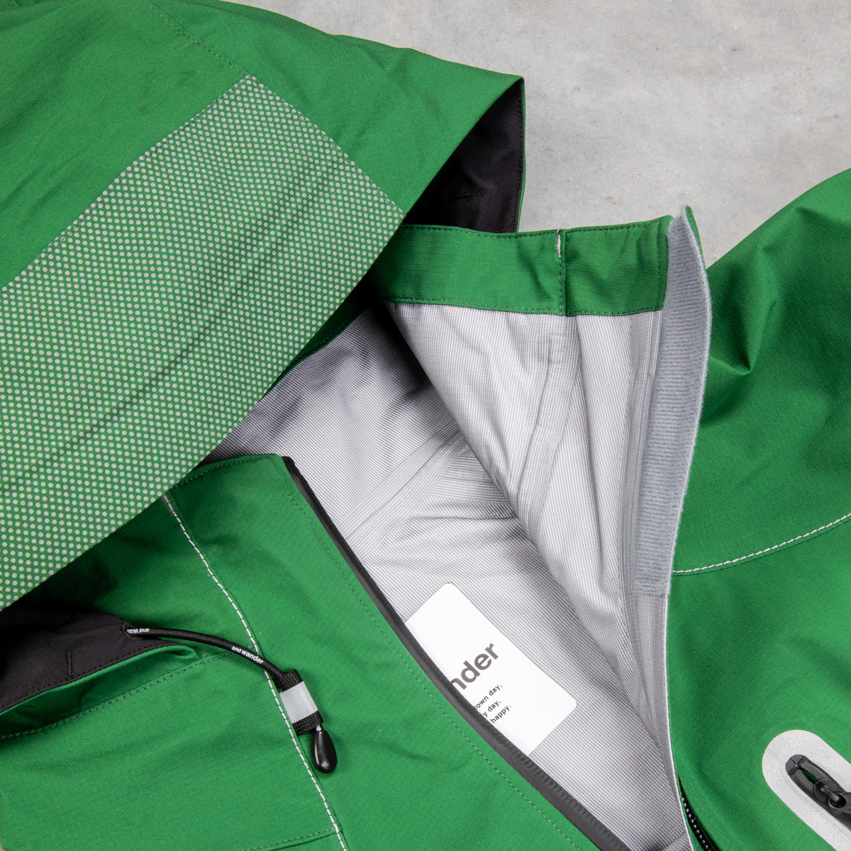 And Wander PERTEX SHIELD Rain Jacket Green – Frans Boone Store