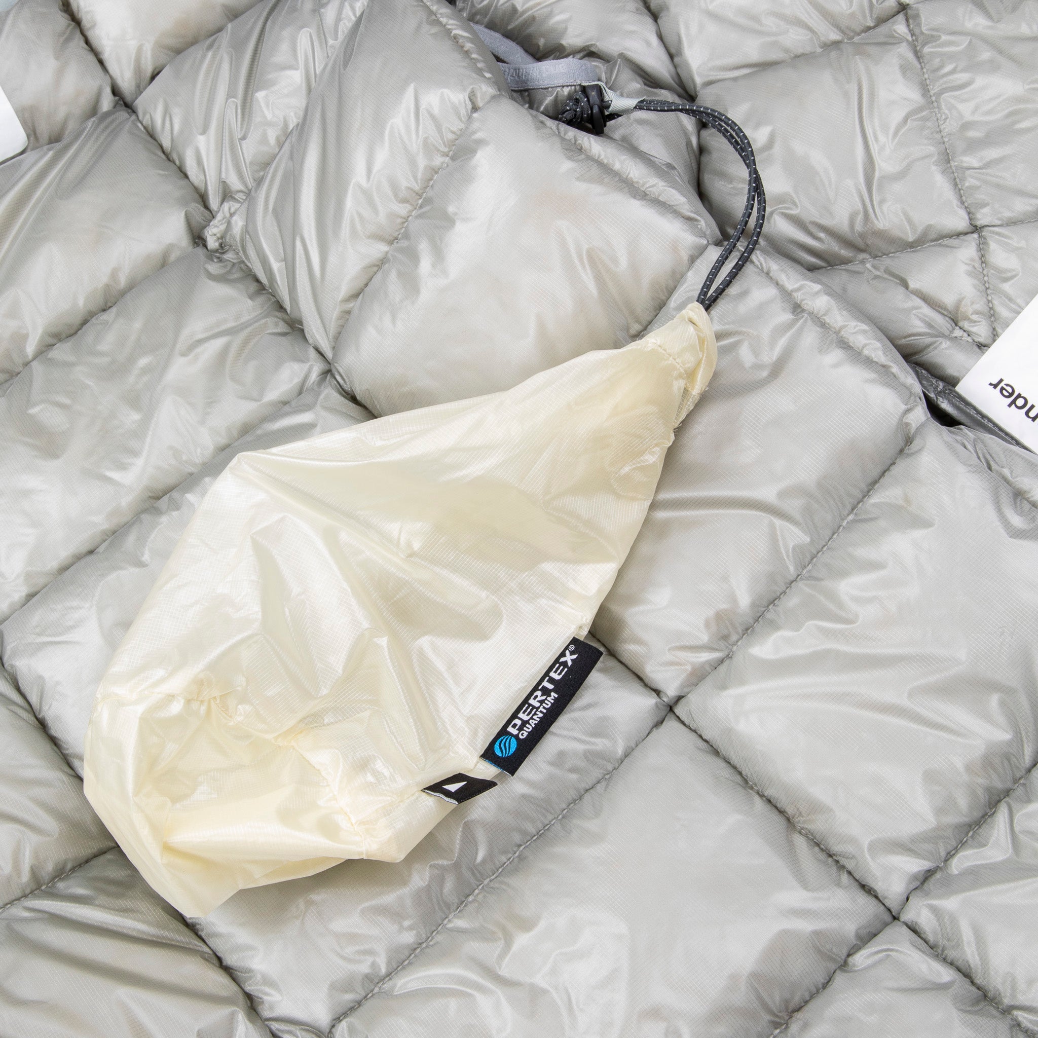 And Wander Diamond Stitch Down Vest Off White