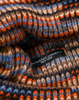 Engineered Garments Blue/Orange Wool Knit Poly Beanie