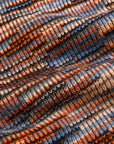 Engineered Garments Blue/Orange Wool Poly Knit Zip Mock Neck