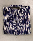 The Elder Statesman 100% Cashmere Rolo Cardigan G Blues