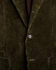 De Petrillo Posillipo Corduroy Jacket Verde Marcio Scuro