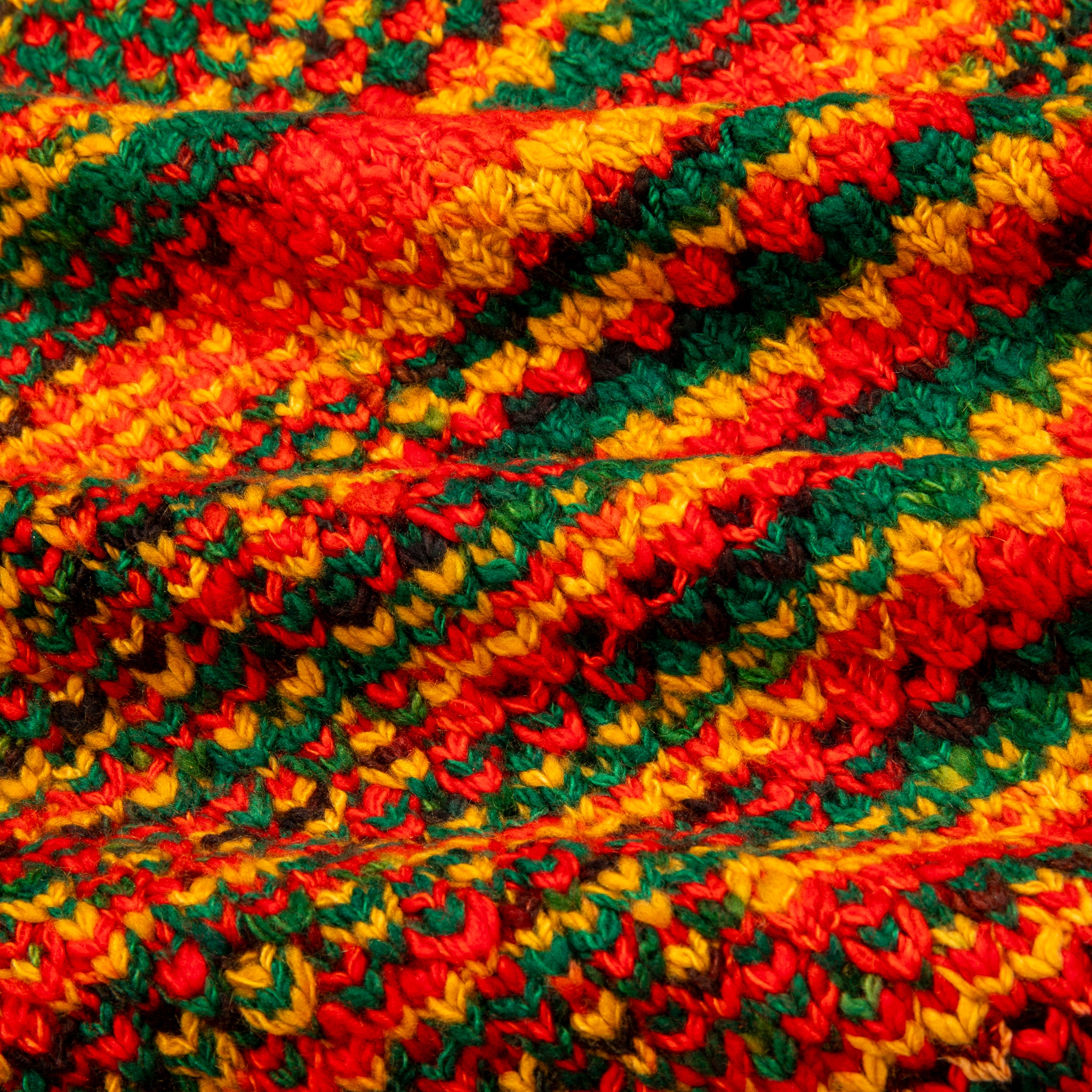 The Elder Statesman 100% cashmere tuck pop crew Rasta