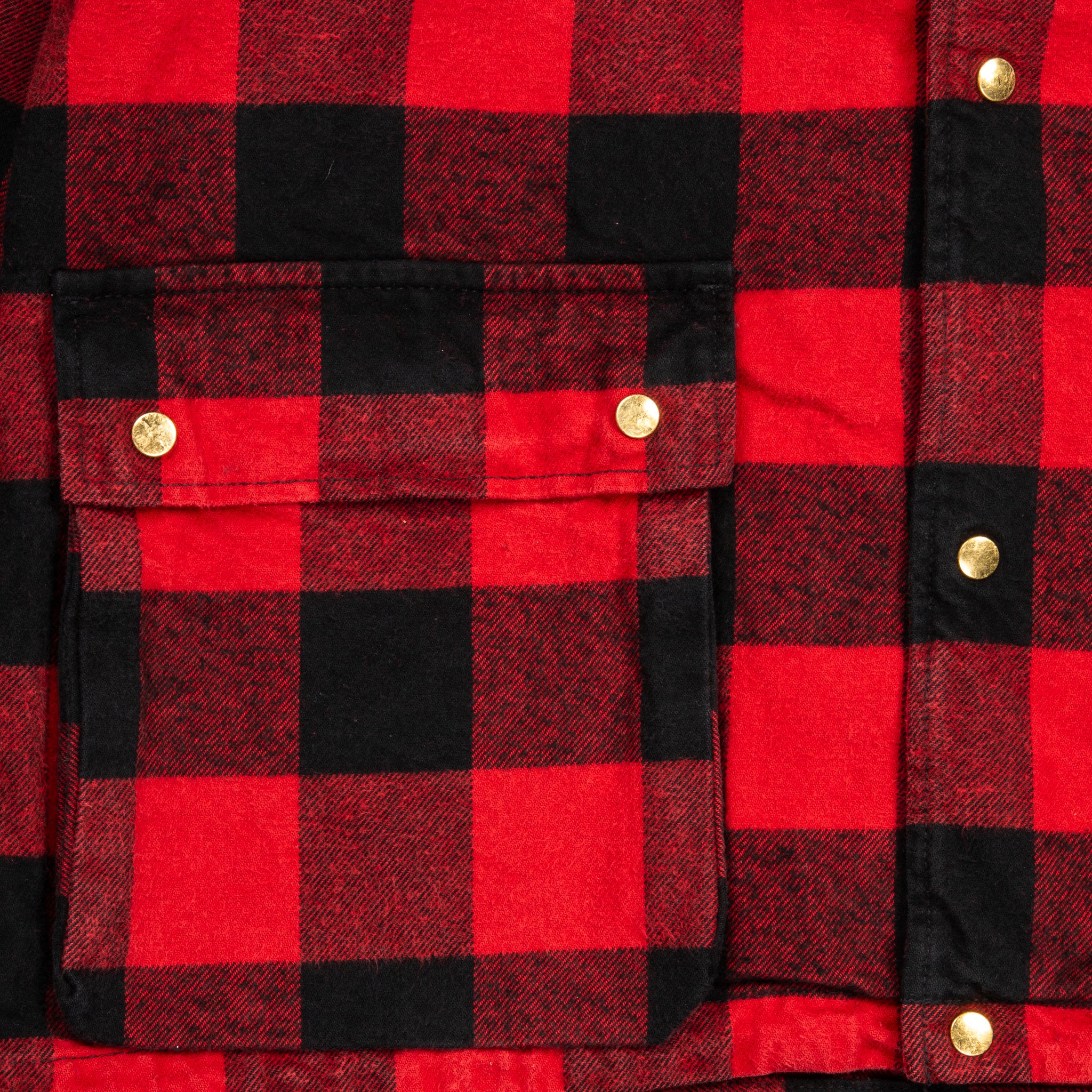 Remi Relief Checkered Field Jacket Flannel Red