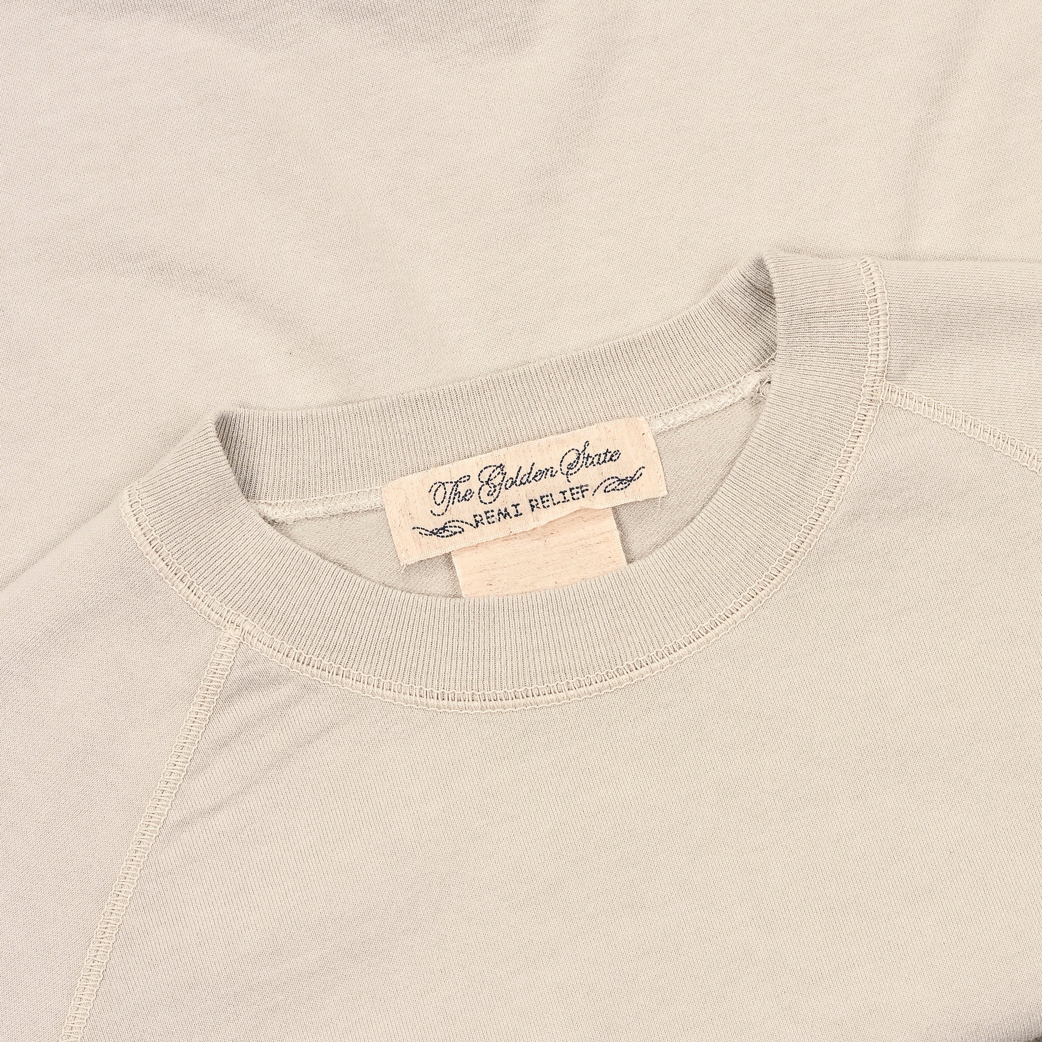 Remi Relief Raglan Sweater Supima Cotton Gray – Frans Boone Store