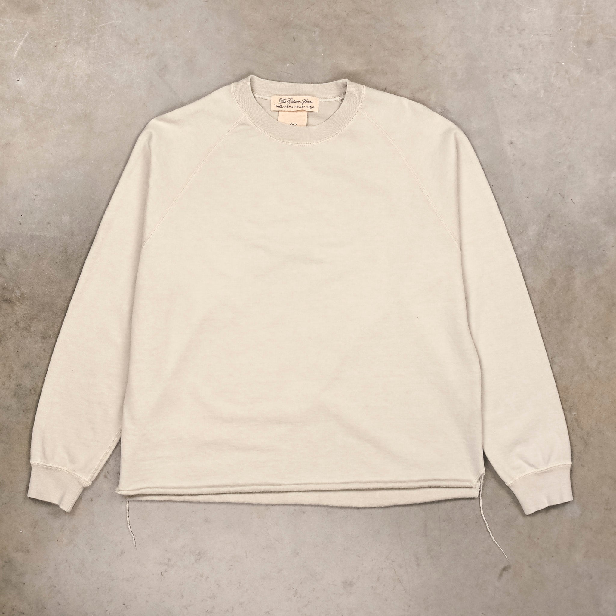 Remi Relief Raglan Sweater Supima Cotton Gray – Frans Boone Store