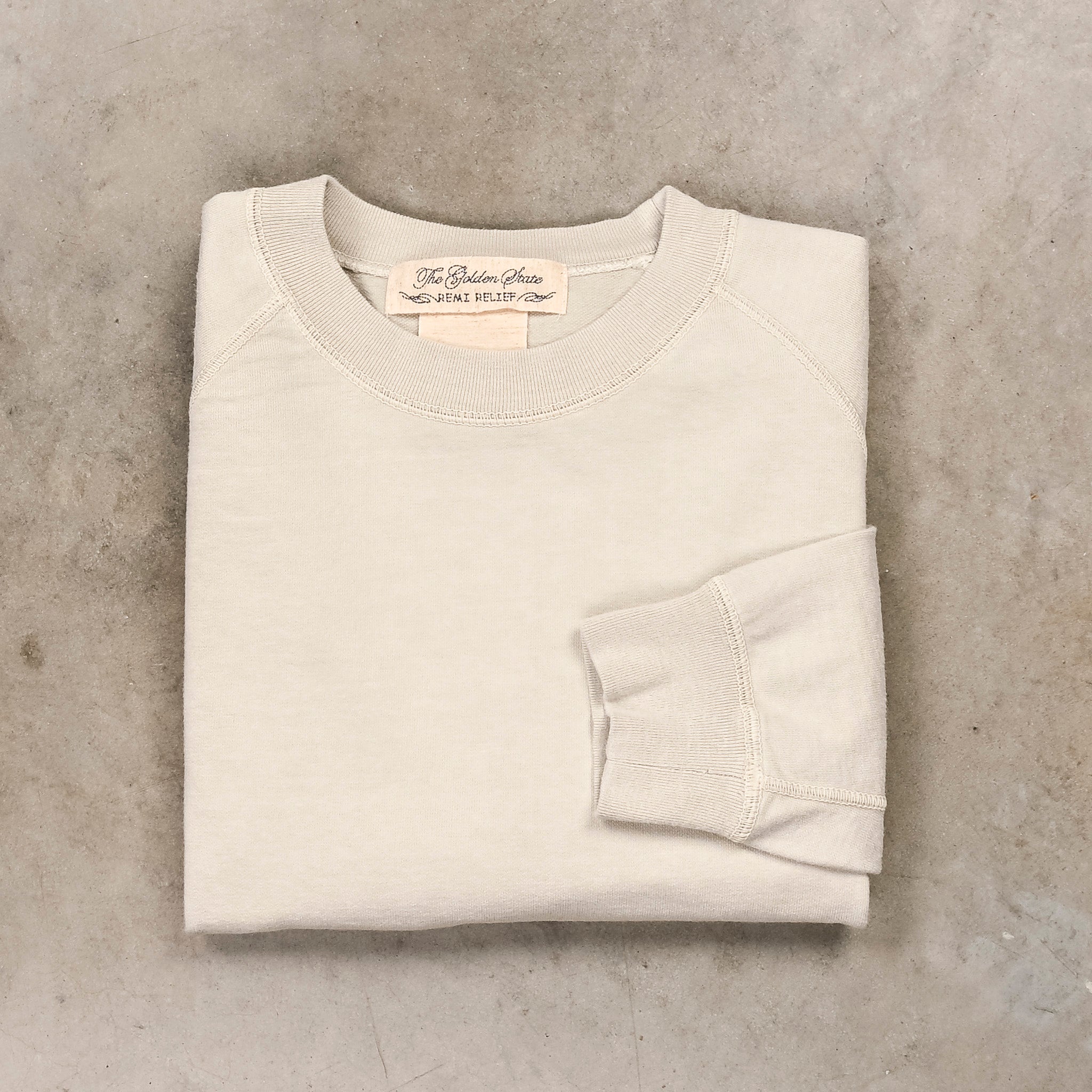 Remi Relief Raglan Sweater Supima Cotton Gray – Frans Boone Store