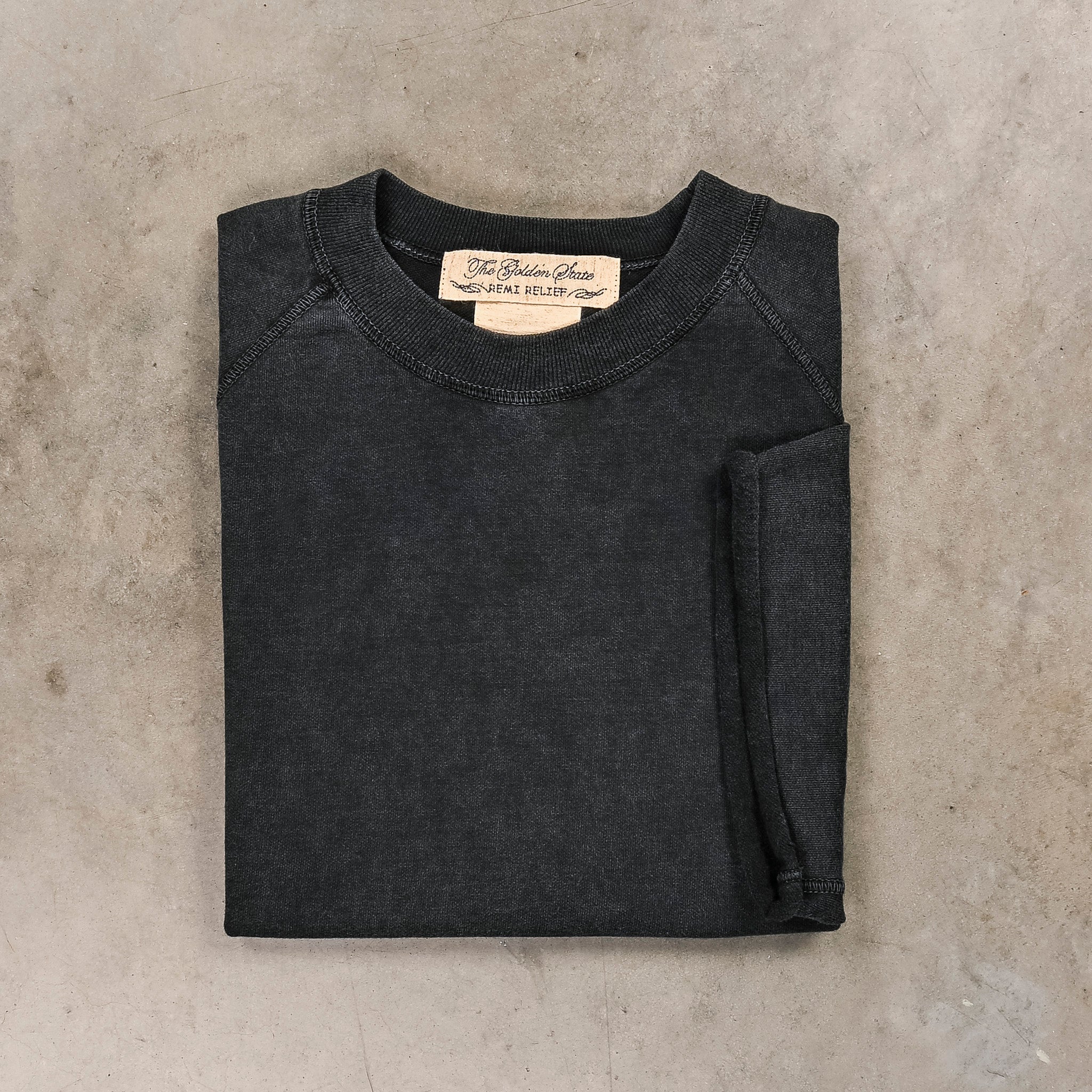 REMI RELIEFRagranスリーブカットソー Remi Relief Raglan Sweater Supima Cotton Off-White – Frans Boone Store
