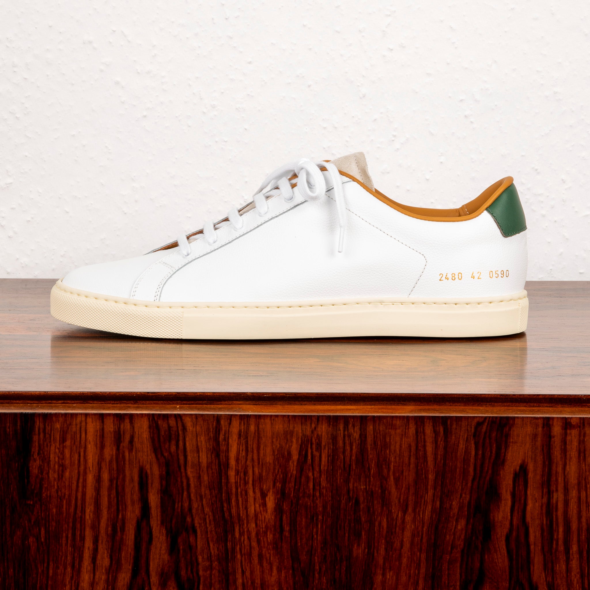 Common Projects Retro Low Profile White/Green – Frans Boone Store