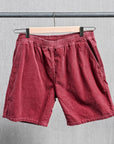 Remi Relief 16 Wale Corduroy Easy Shorts Bordeaux