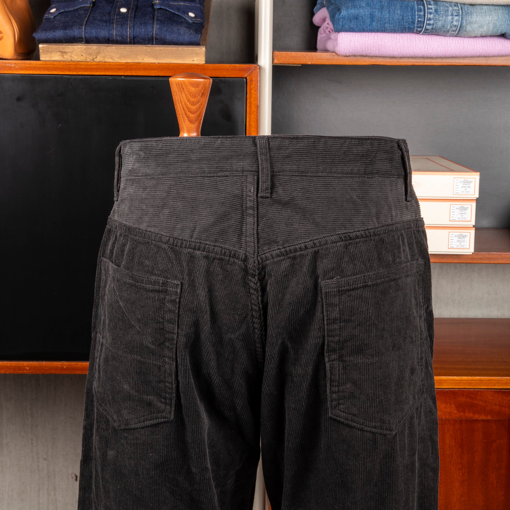 Engineered Garments RF Jeans 14-Wale Corduroy Charcoal