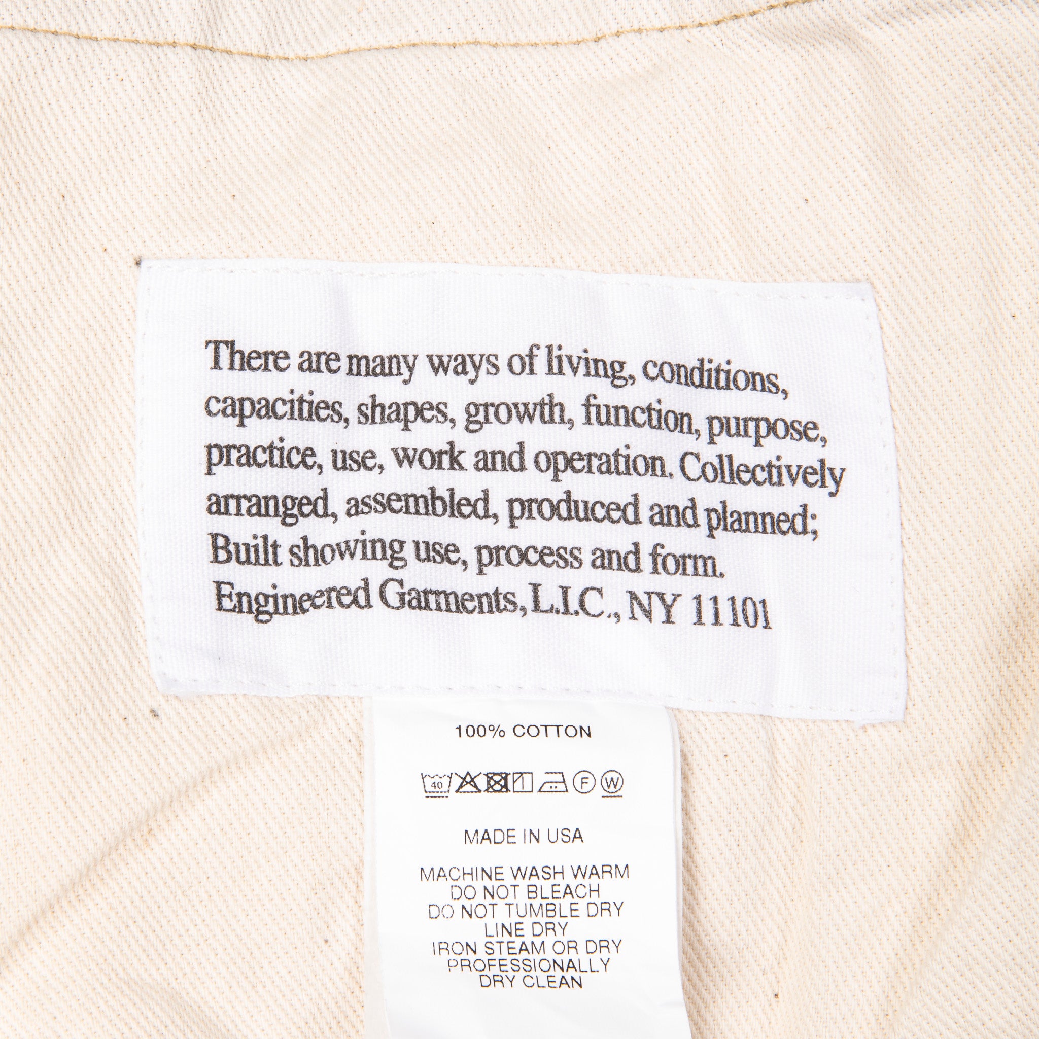 Engineered Garments RF Jeans 8-Wale Corduroy Khaki