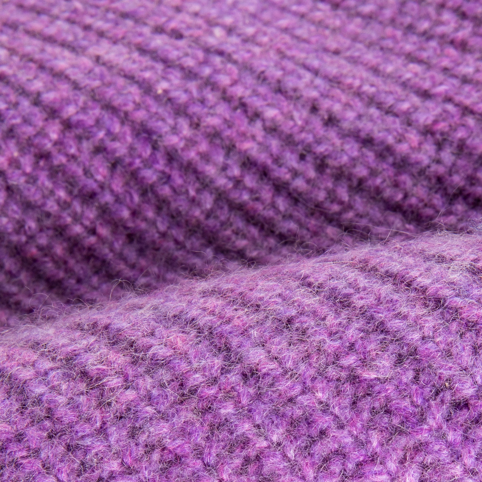 The Elder Statesman 100% Cashmere Watchman cap in Amethyst