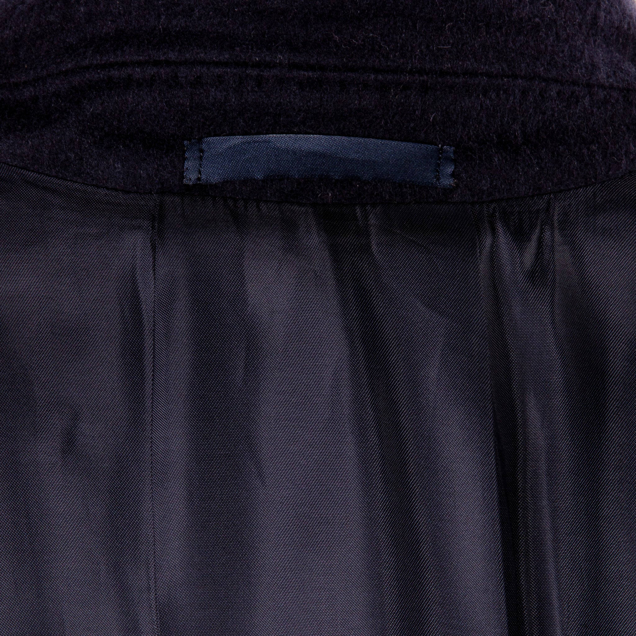 Caruso Rigoletto Loden Overcoat Blu Notte