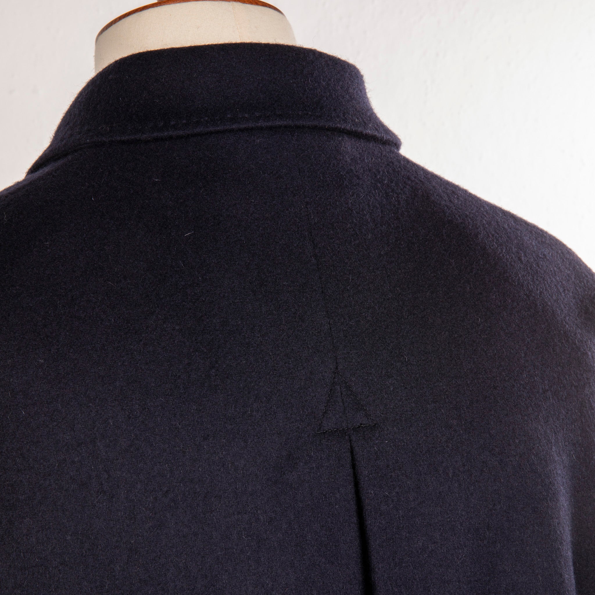 Caruso Rigoletto Loden Overcoat Blu Notte