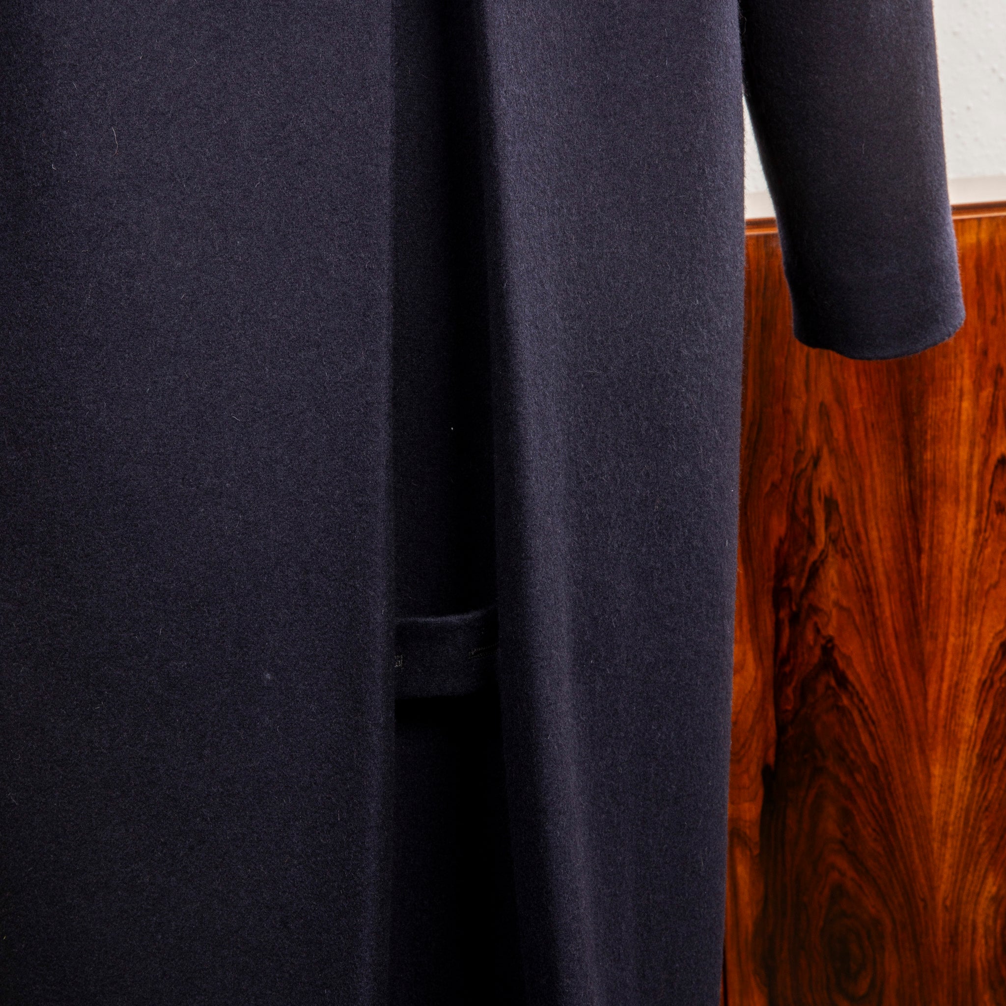 Caruso Rigoletto Loden Overcoat Blu Notte