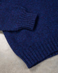Laurence J. Smith Super Soft Seamless Roll Neck Pullover Starnight Blue