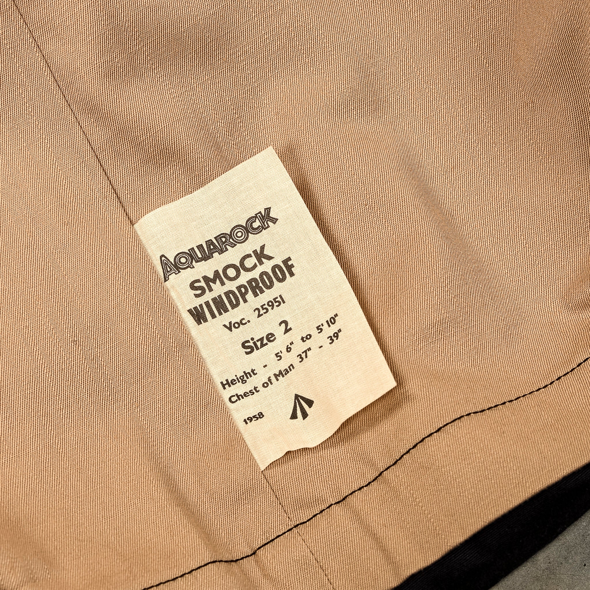 The Real McCoy's Royal Navy Windproof Deck Smock, 1st Pattern Navy