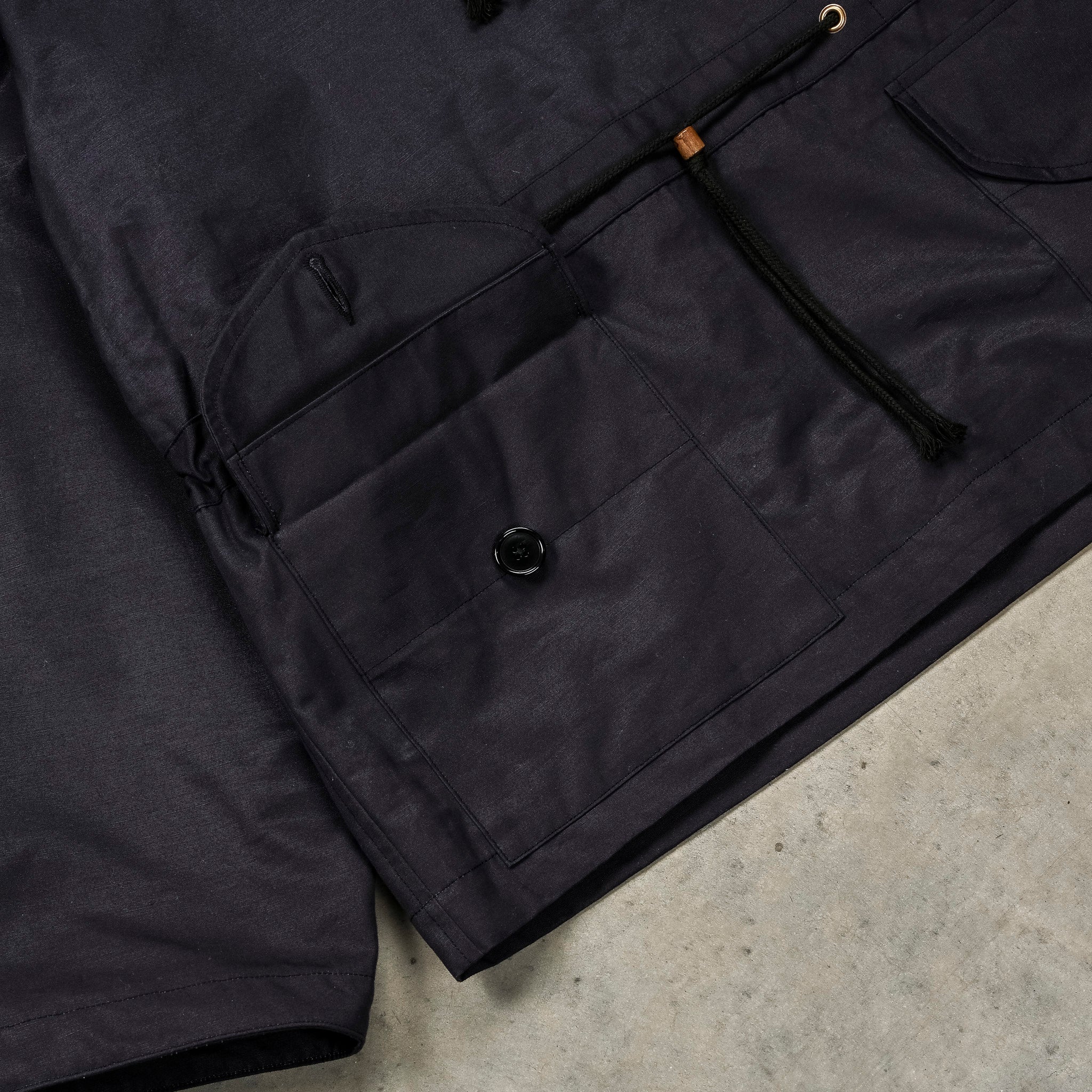 The Real McCoy's Royal Navy Windproof Deck Smock, 1st Pattern Navy