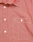 RRL Craftsman Shortsleeve Chambray Workshirt Red