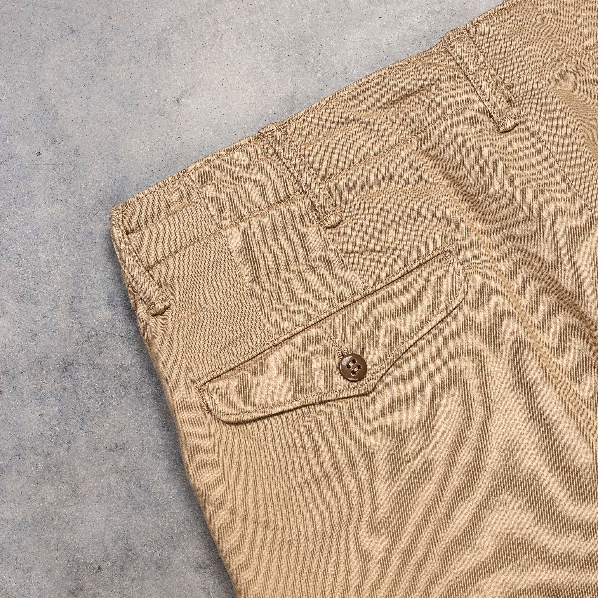 RRL Chino Officer's Shorts New Military Khaki – Frans Boone Store