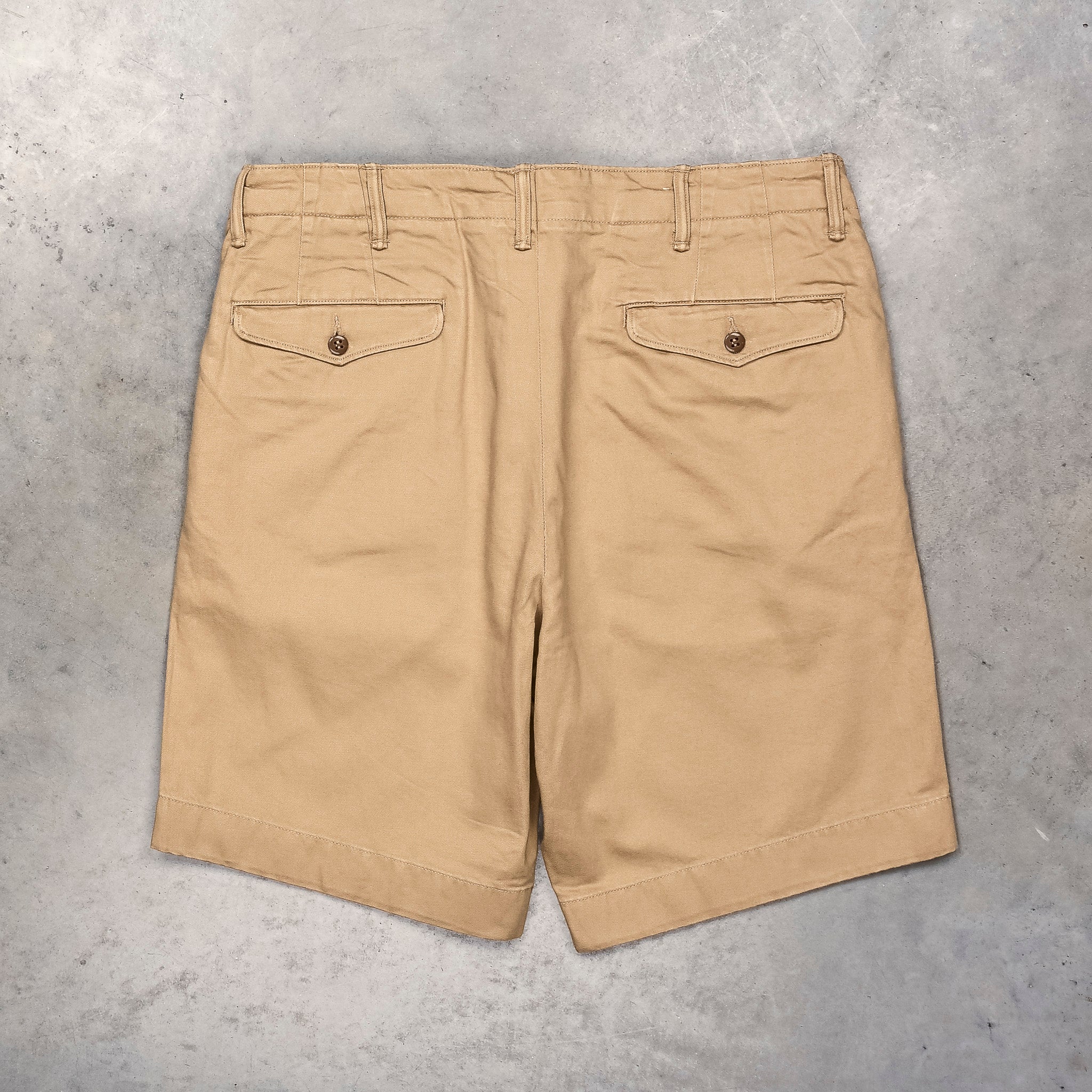 RRL Chino Officer's Shorts New Military Khaki – Frans Boone Store