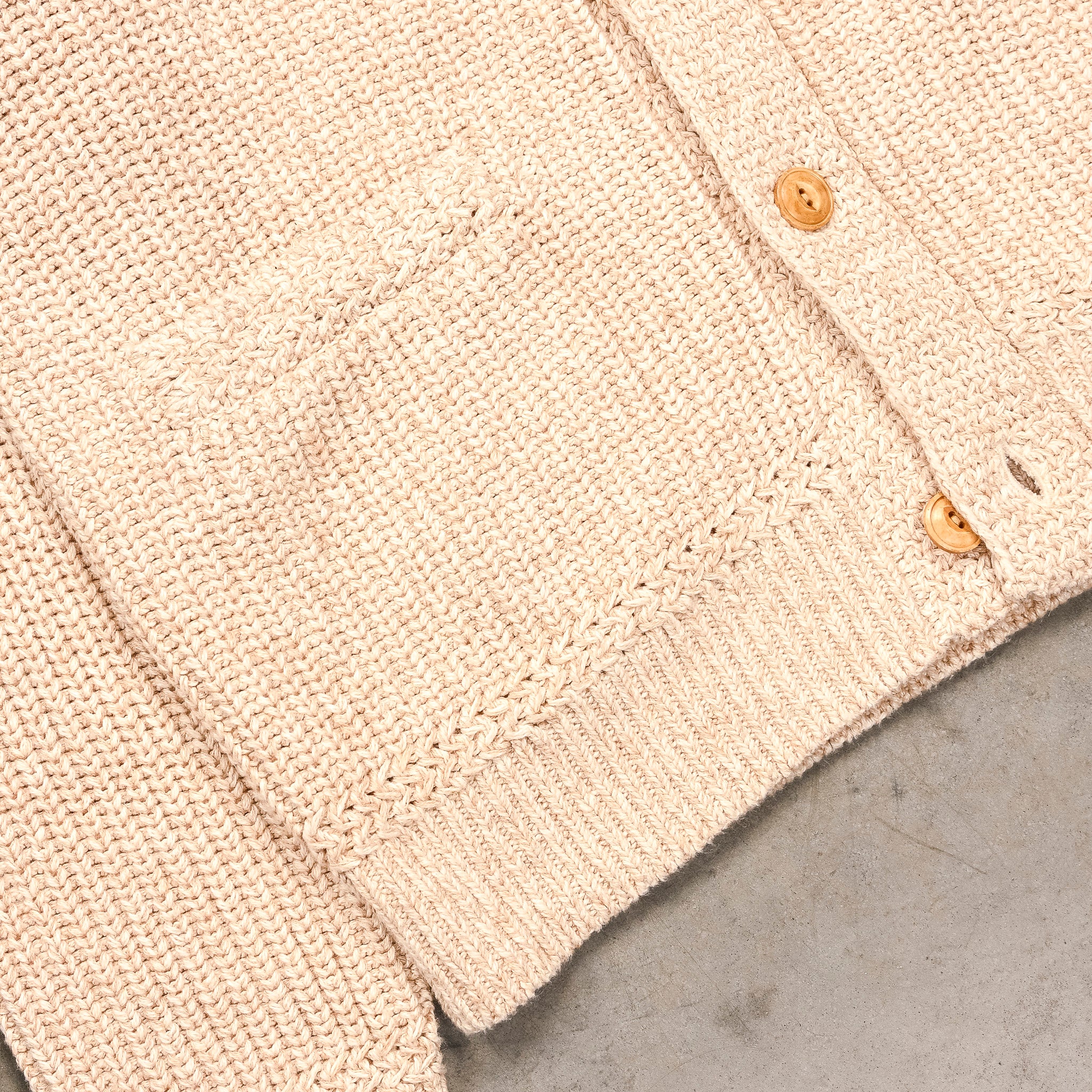 RRL Cotton-Linen Shawl Collar Cardigan Cream – Frans Boone Store