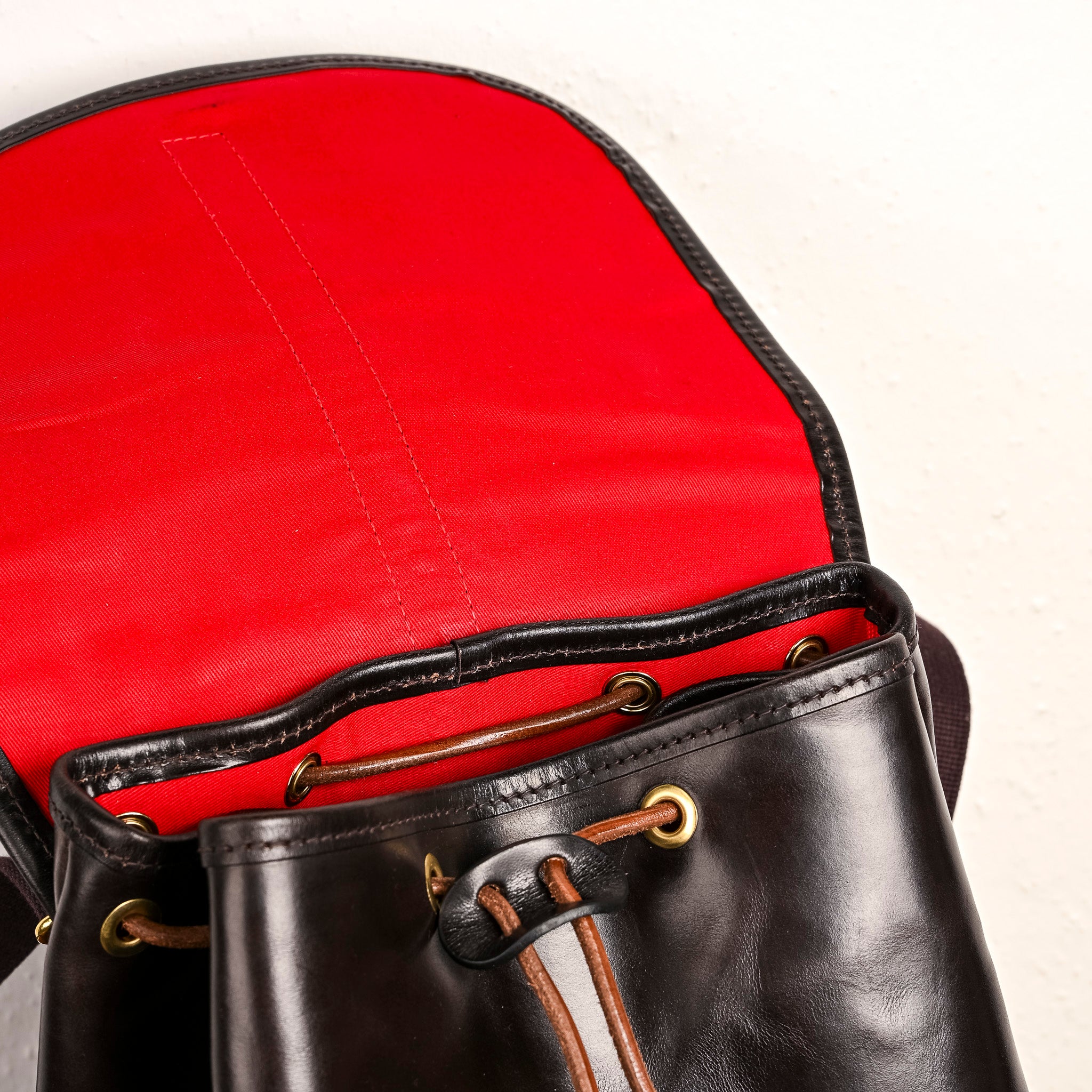 bridle leather backpack Croots Malton Bridle leather Rucksack Dark Havana – Frans Boone Store