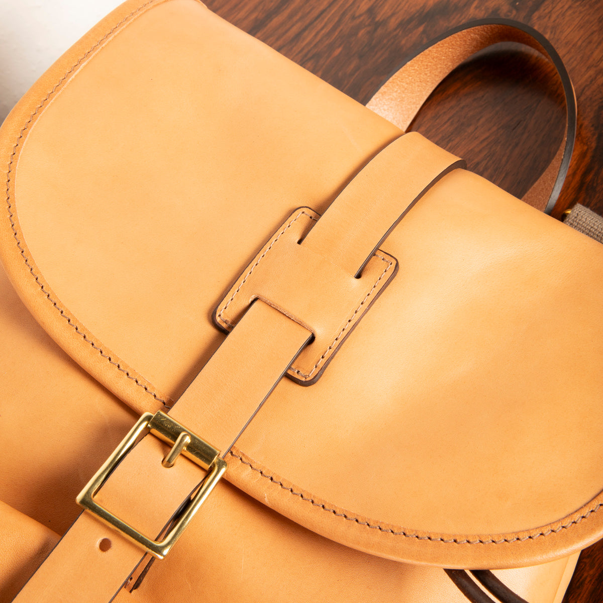 Croots Rucksack Croots Vegetable Tanned Leather Rucksack Natural – Frans Boone Store