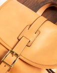 Croots Vegetable Tanned Leather Rucksack Natural
