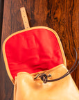 Croots Vegetable Tanned Leather Rucksack Natural