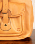 Croots Vegetable Tanned Leather Rucksack Natural