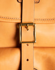 Croots Vegetable Tanned Leather Rucksack Natural