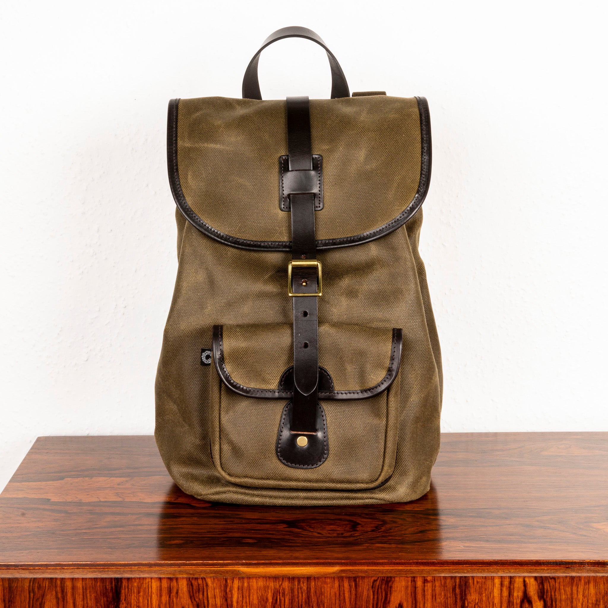 Croots Vintage Canvas Rucksack Olive – Frans Boone Store
