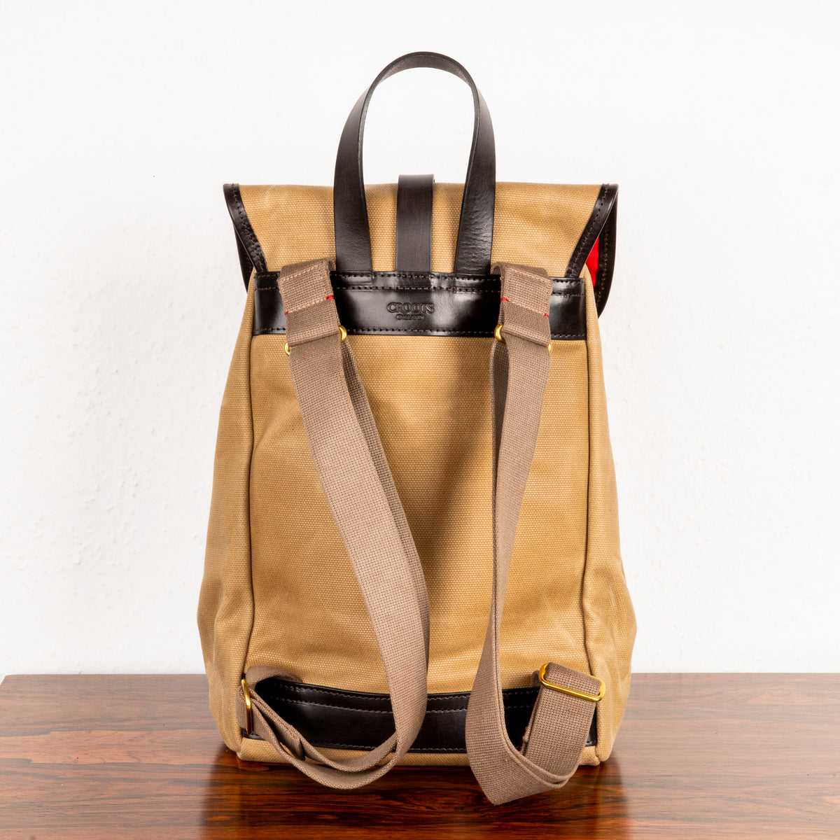 Croots Rucksack Croots Vintage Canvas Rucksack Sand – Frans Boone Store