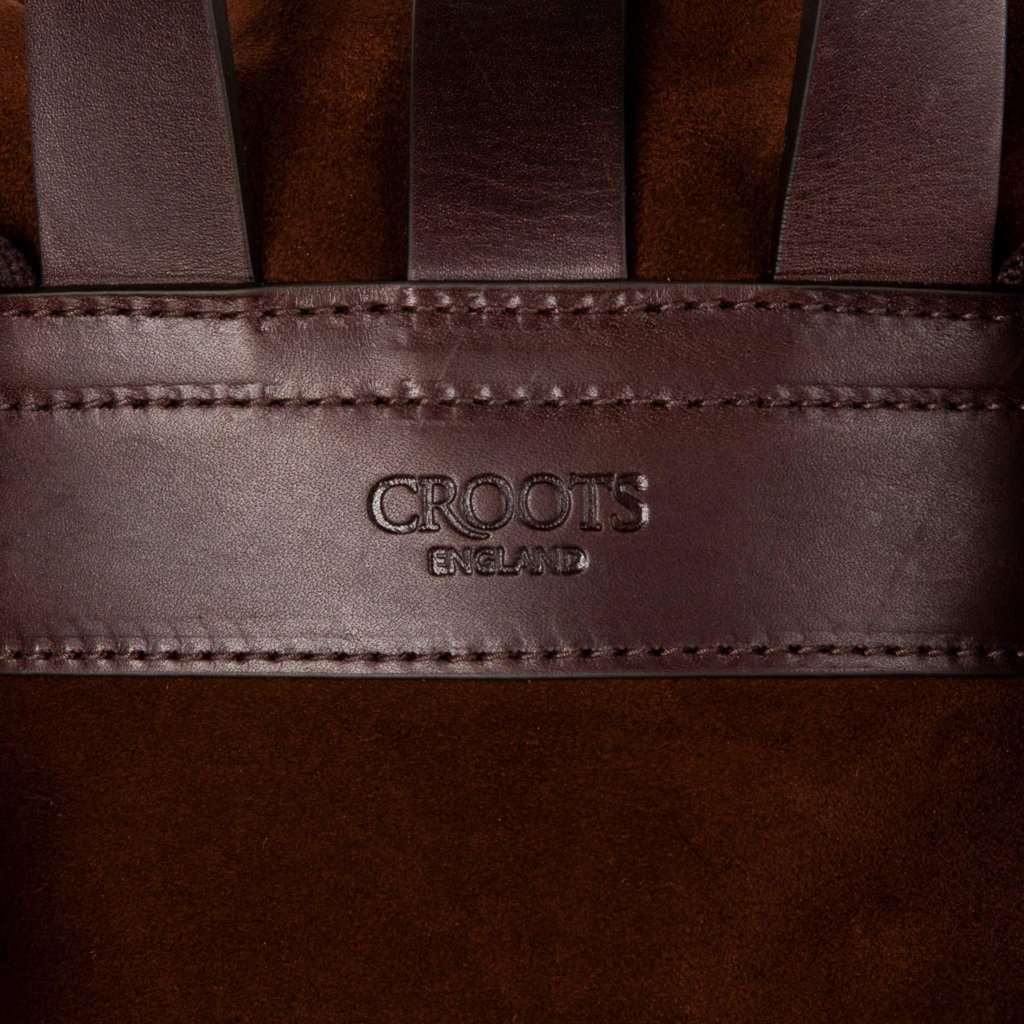 Croots Suede Rucksack Brown