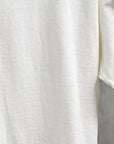 Olde Homesteader Extrafine Rustic Jersey Crew Neck Off White