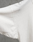 Olde Homesteader Extrafine Rustic Jersey Crew Neck Off White