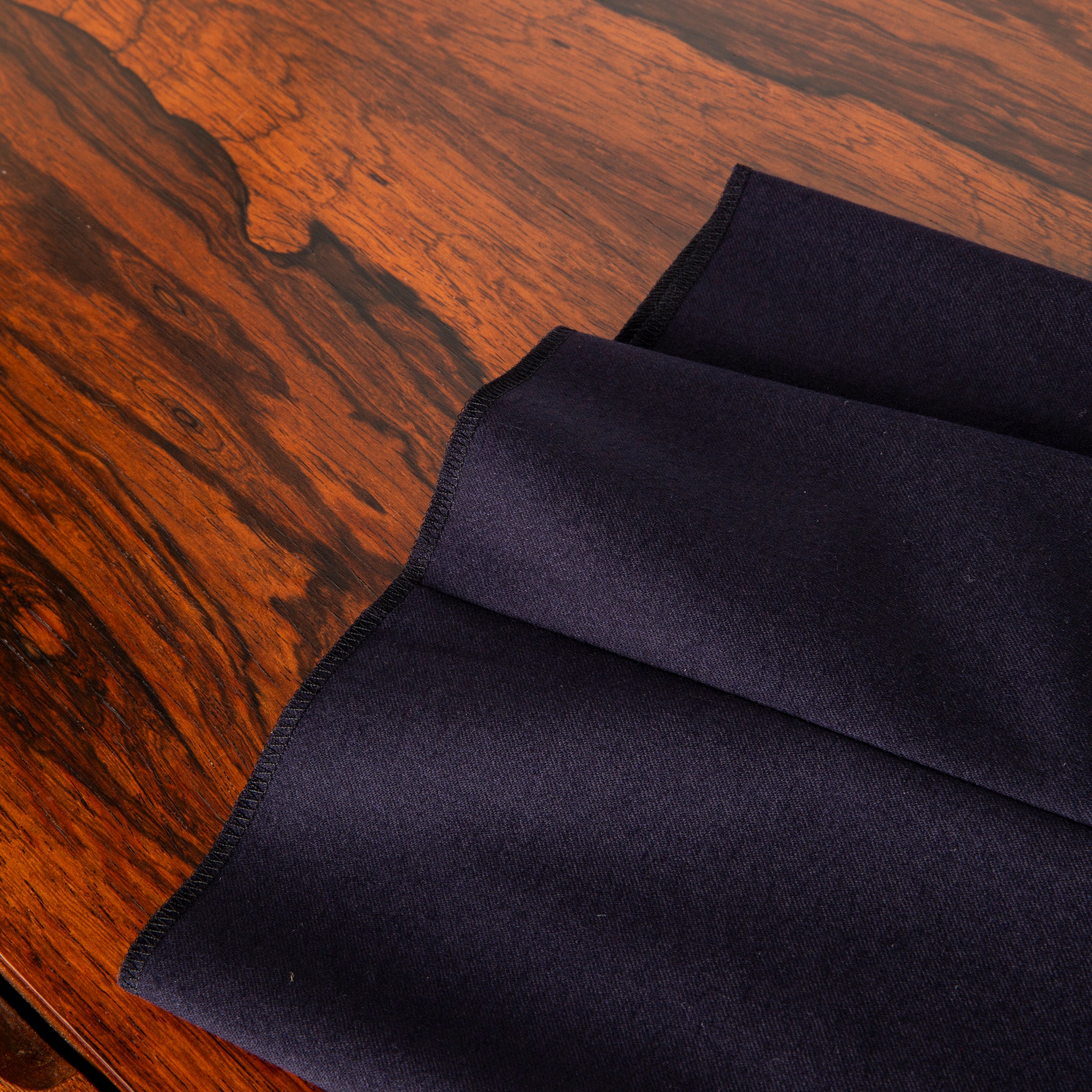Caruso Pantaloni Super 120&#39;s Flannel Blu Notte