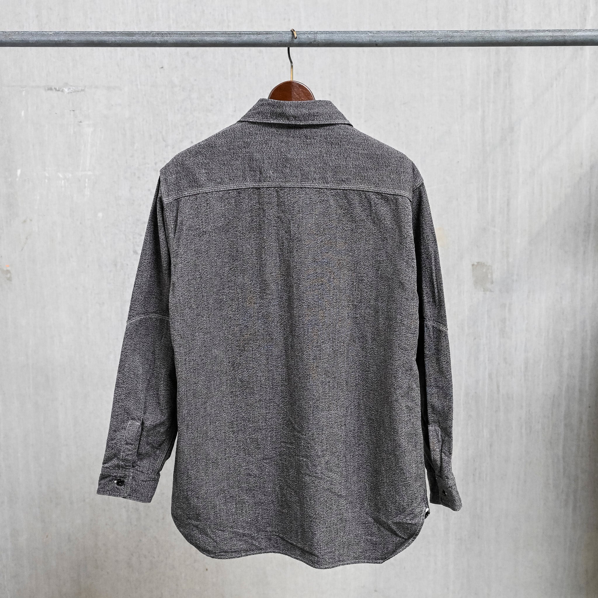 Fullcount 4090 Triple Stitch Chambray Shirt Covert Black