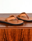 The Real McCoy's Leather Arched Sandal Brown