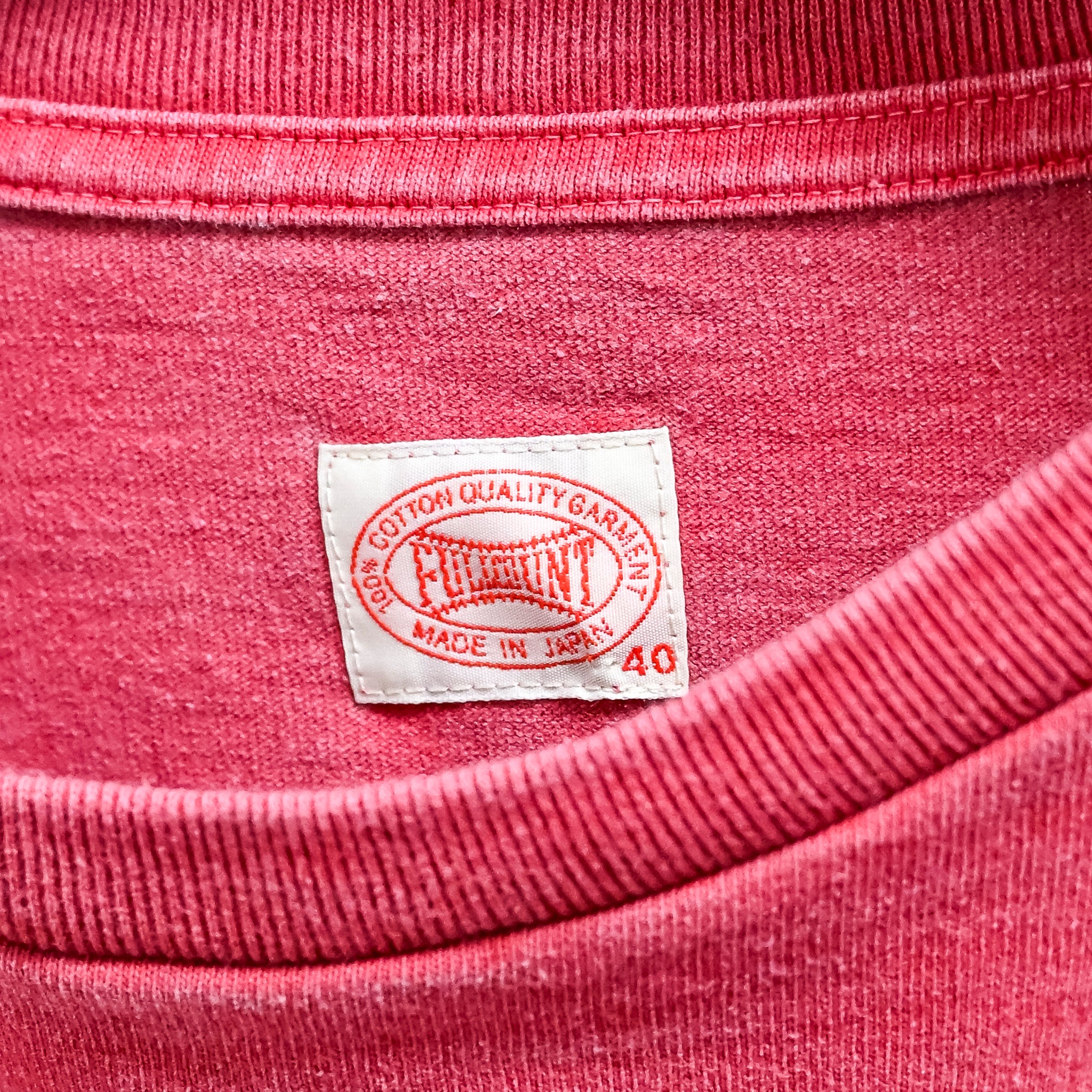 Fullcount 5504 "Santa Monica" T-Shirt Coke Red