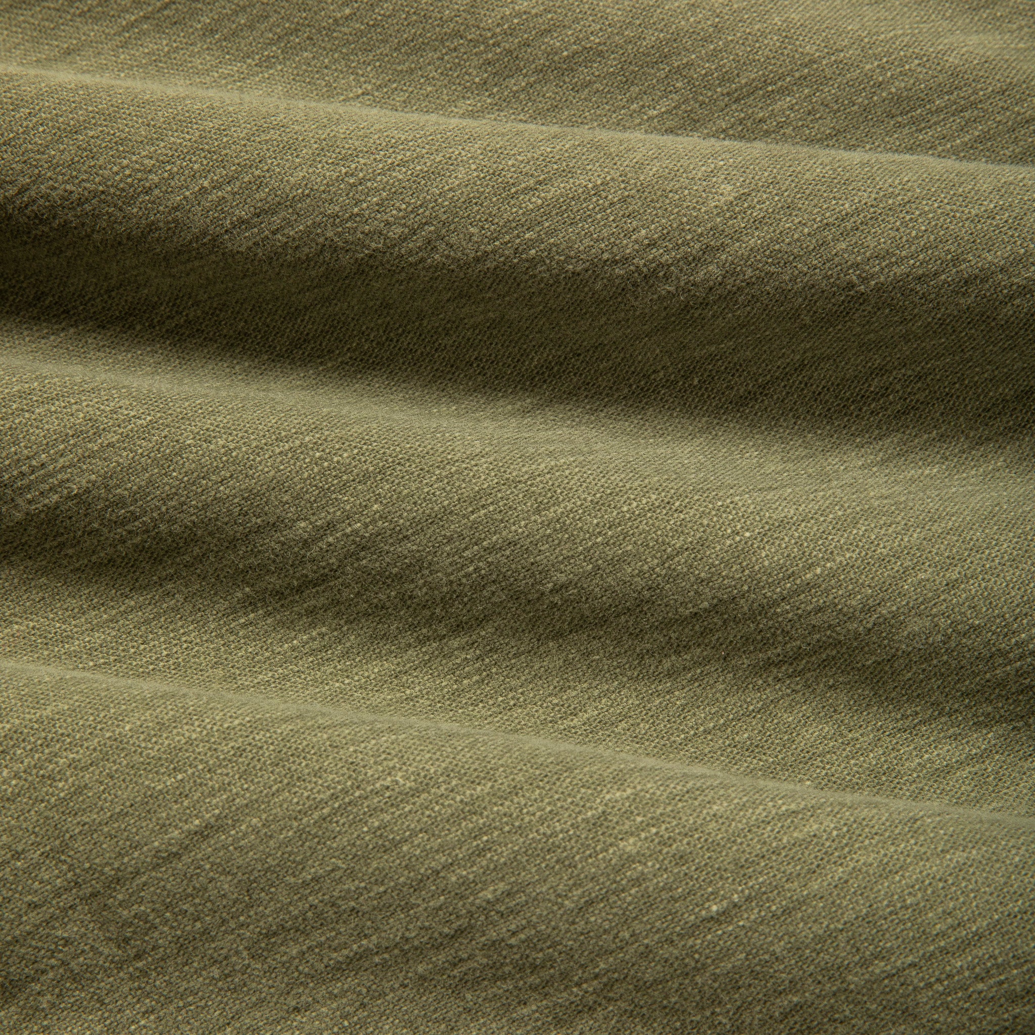 Orslow Vintage Washed Coach Jacket With Fleece Lining Dark Olive